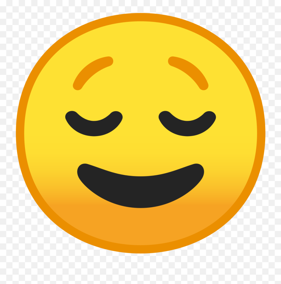 Relieved Face Emoji - Transparent Background Relieved Emoji,Emoji Keys