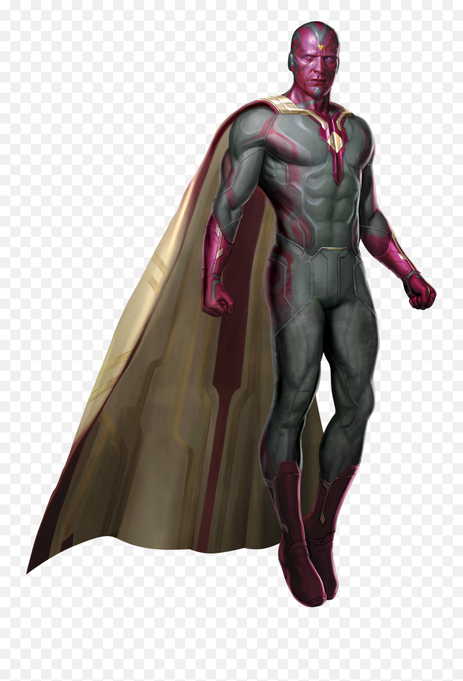 Vision - Avengers Infinity War Vision Clipart Full Size Vision Marvel Png Emoji,Avengers Infinity War Facebook Emoji