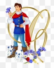 Disney Princess Flower Alphabeth Part - Snow White Prince Png Emoji,Disney Characters + Emotions