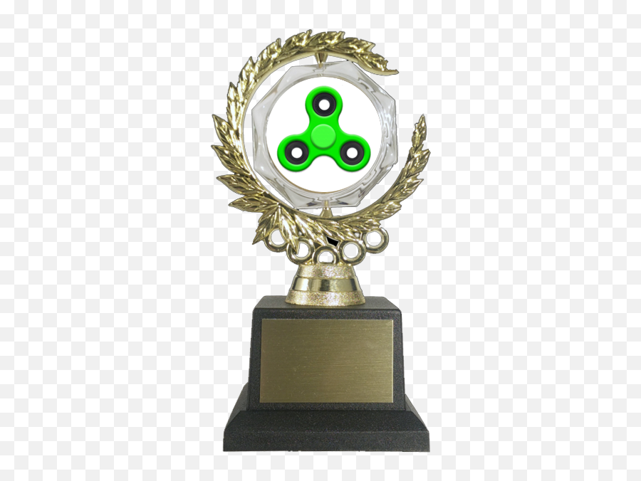 The Spinning Fidget Spinner Trophy - Award Emoji,Emoji Fidgey Spinner