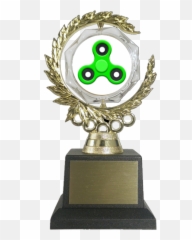 The Spinning Fidget Spinner Trophy - Award Emoji,Emoji Fidgey Spinner