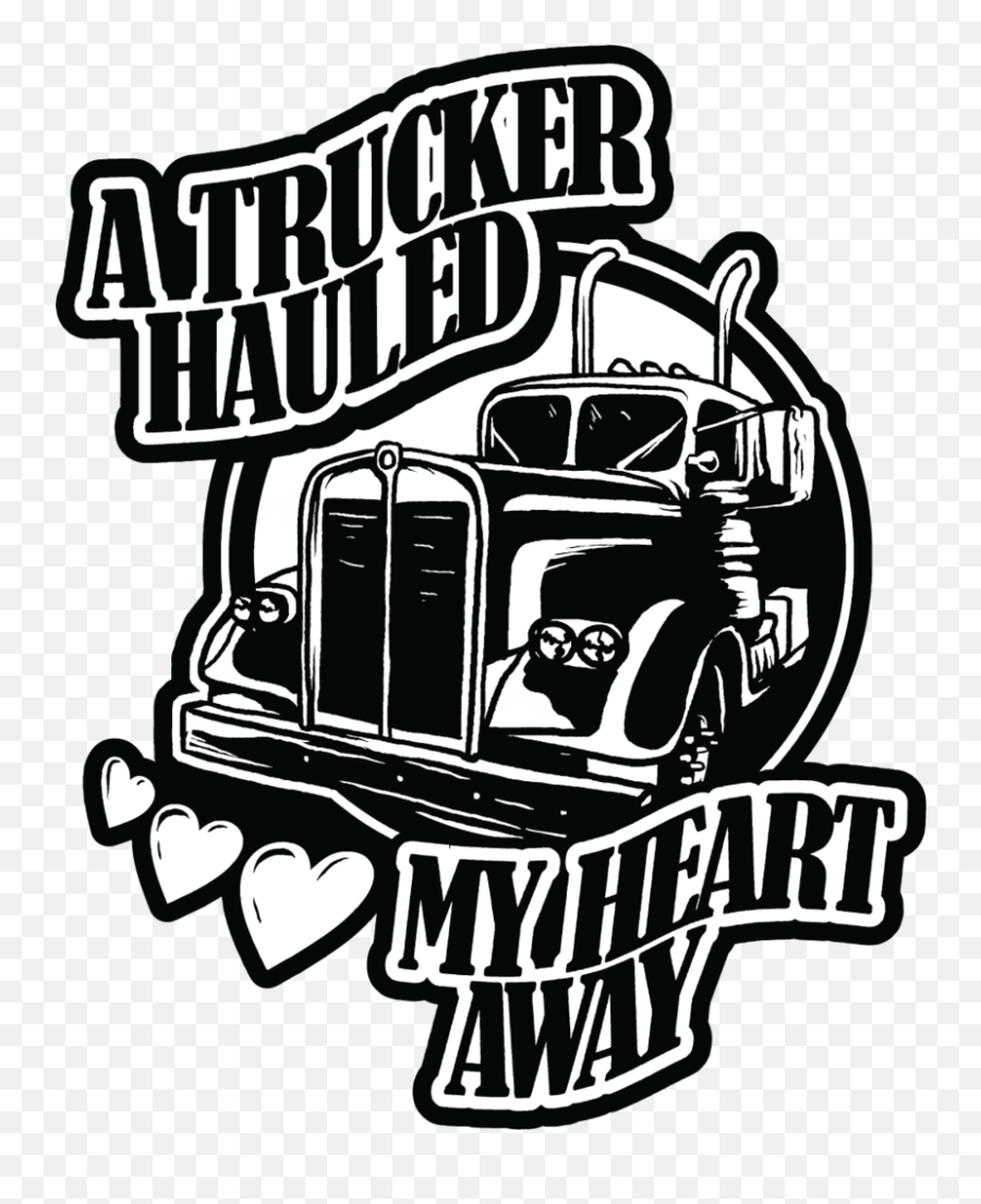 My Heart Belongs To A Trucker Svg Emoji,Trucker Emojis