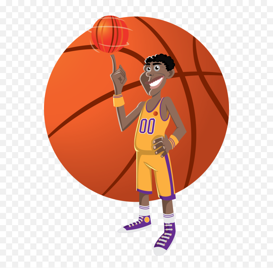 Clipart Snowman Basketball Clipart Snowman Basketball - Cartoon Basketball Player Png Clipart Emoji,Basketball Emoji Wallpaper