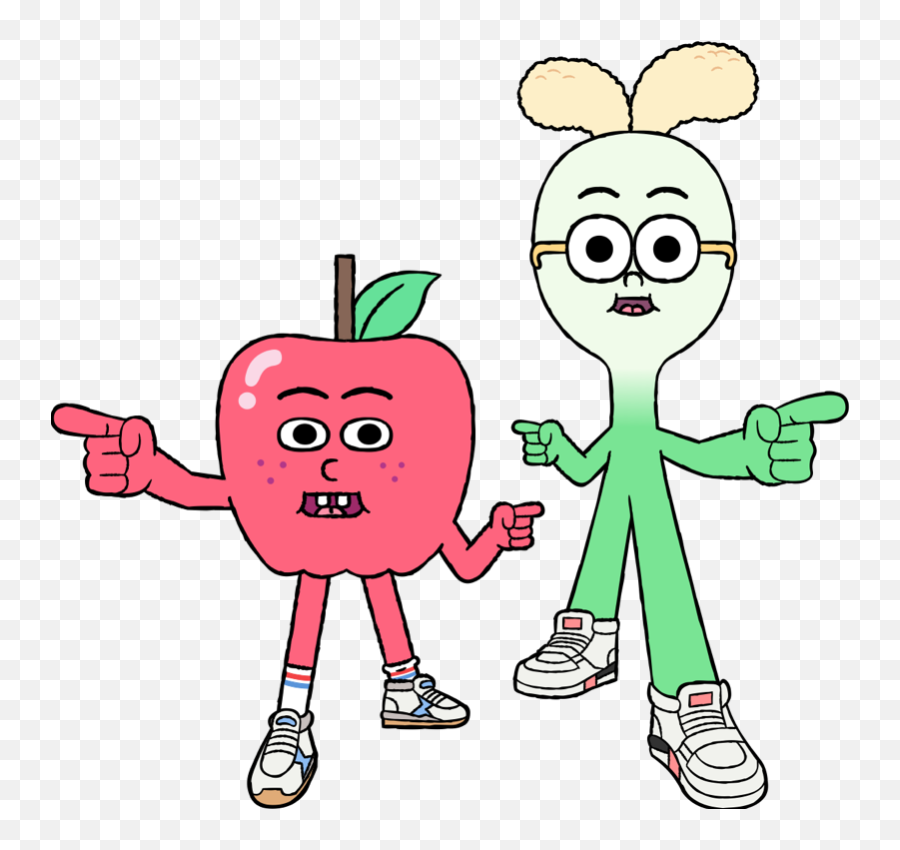 Apple And Onion - Apple And Onion Emoji,Old Children's Cartoon That Had Characters Based Off Of Emotions On Boomerang