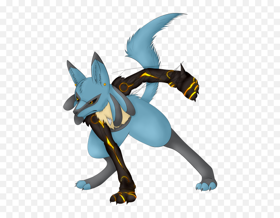 Genos The Cyborg Lucario - Mythical Creature Emoji,Emotions Of Saitama