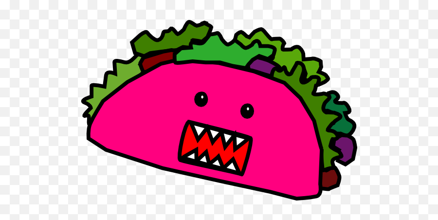 Taco Bell Clipart - Pink Taco Clip Art Emoji,Taco Bell Emoji