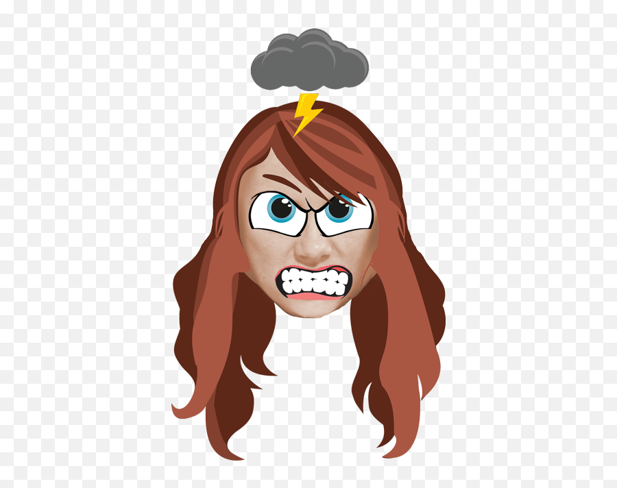 Emma - Jis An Emma Stone Emoji For Every Emotion Mtv Fictional Character,Angry Emoji Emotion Movie