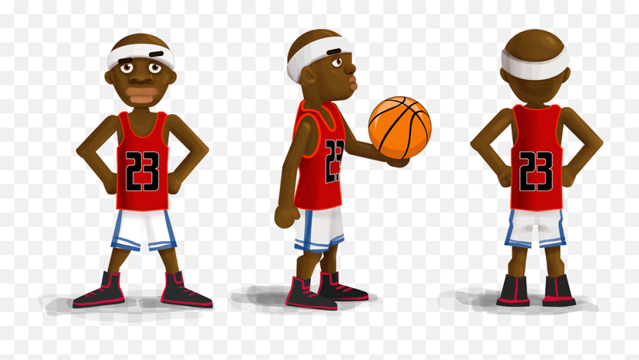 Character Design For Stickman Slam Dunk - Slam Dunk Characters Design Emoji,Basketball Emotion