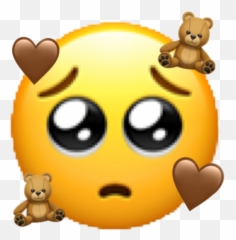 Popular And Trending Siri Stickers - Aww Emoji,Printable Emoticons Teddy Bear
