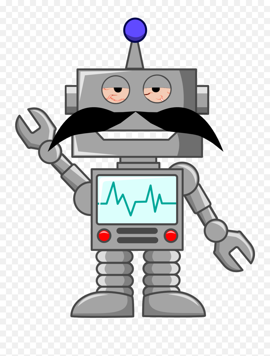 Clipart Cartoon Robot Emoji,Plug Dj Emojis