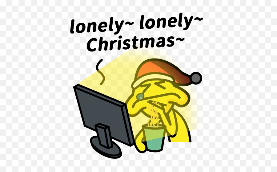 Emotions Stickers For Whatsapp Page 67 - Stickers Cloud Christmas Tree Writing Paper Emoji,What Do The Lonely Do On Christmans The Emotions