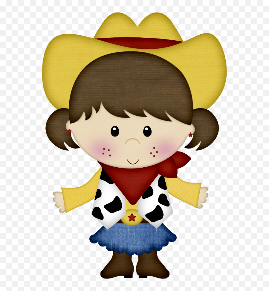 Cowgirl Party Cartoons Clipart - Menino Fazendeiro Loiro Png Emoji,Covered Wagon Emojis