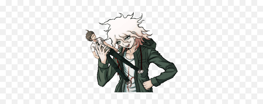 Why Is Bald Head Nagito So Funny To Me Anime Amino - Nagito Komaeda Sprite Emoji,Nervous Emotion Anime