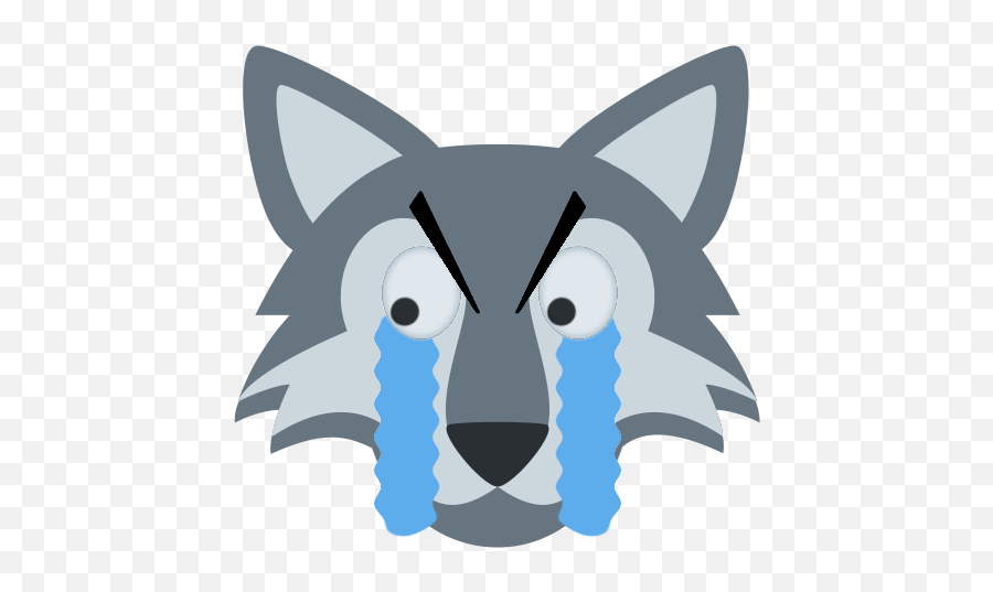 Crying Angry Eyes Wolf Memes - Imgflip Emoji,Angry Eyes Face Emoji