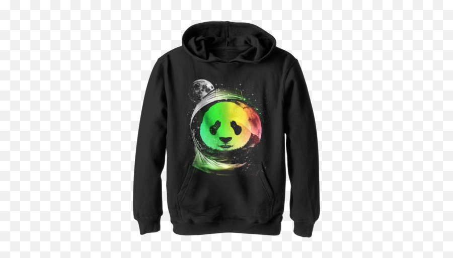 Panda Boyu0027s Pullover Hoodies Design By Humans Emoji,Sunbathing Emoticon