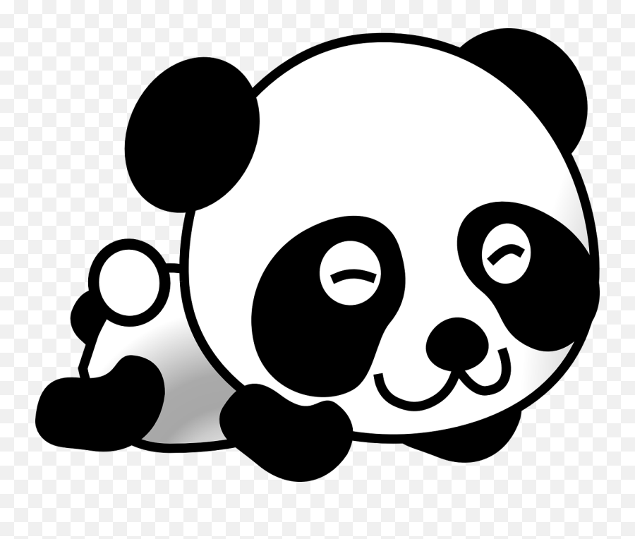 Panda Head Clipart Free Clipart Images 3 - Clipartix Outline Panda Clip Art Emoji,Kung Fu Panda Emoji