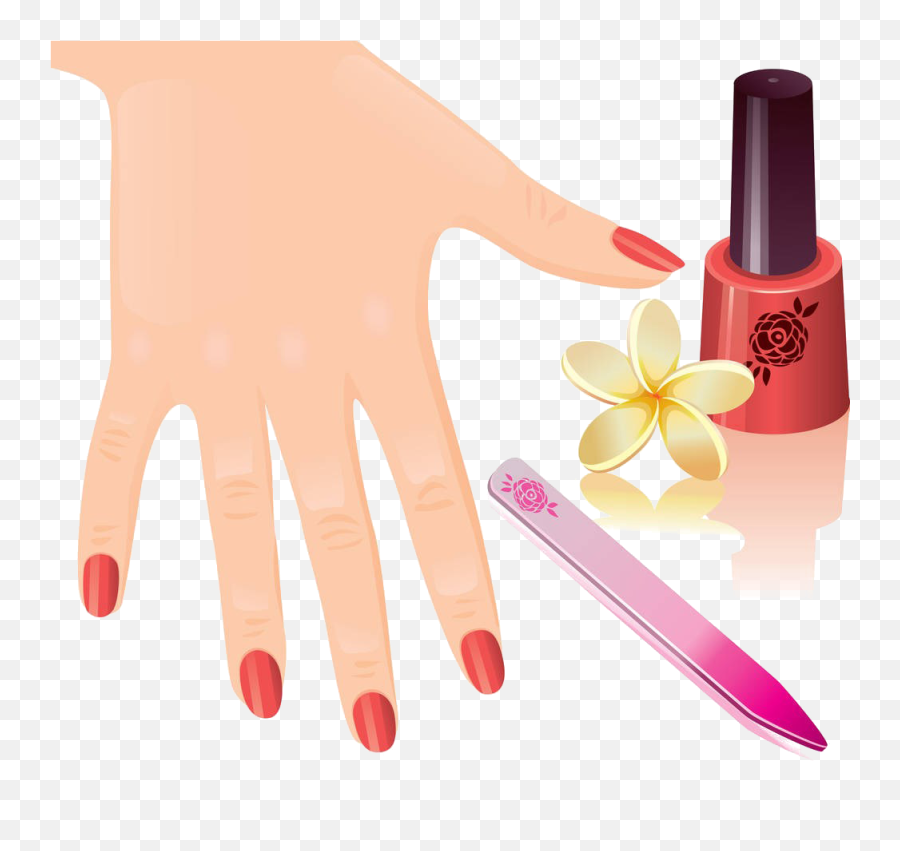 Manicure Clipart Manicure Pedicure - Manicure Clipart Png Emoji,Emoji Pedicure