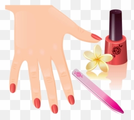 Manicure Clipart Manicure Pedicure - Manicure Clipart Png Emoji,Emoji Pedicure