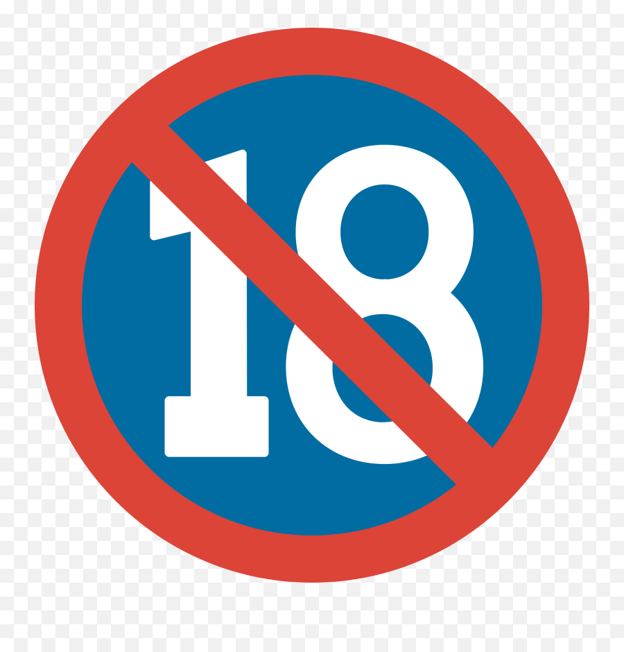Prohibido Para Menos De 18 Años Emoji - Figurinhas Para Whatsapp 18 Anos,Emoticon Pervertido