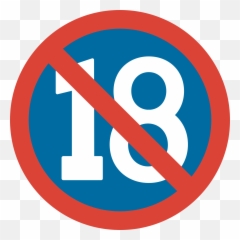 Prohibido Para Menos De 18 Años Emoji - Figurinhas Para Whatsapp 18 Anos,Emoticon Pervertido