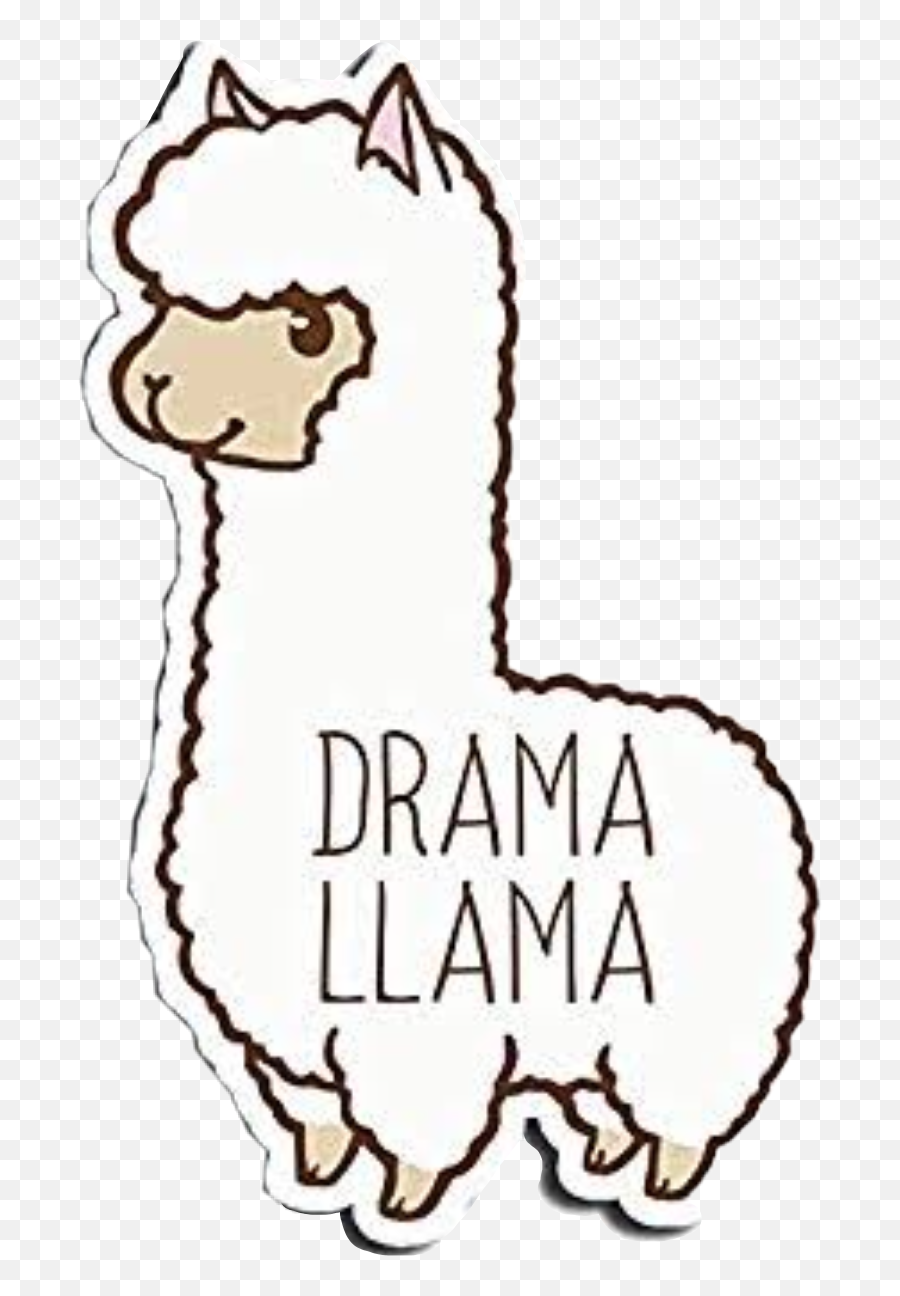See Pusheenlover29 Profile On Picsart - Alpaca Drawing Easy Emoji,Drama Llama Emoji