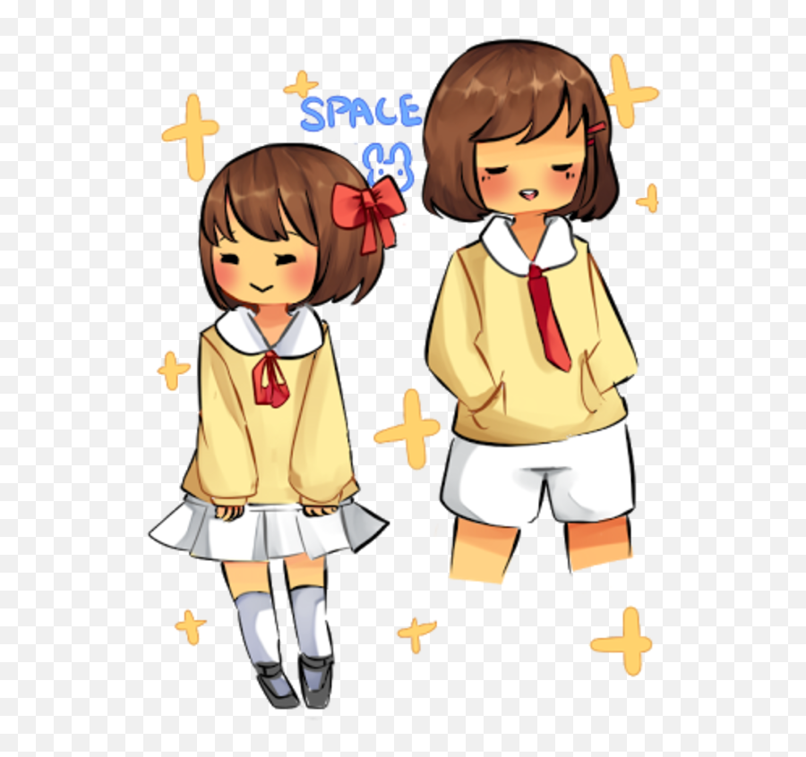 Girl Frisk And Boy Frisk Undertale Know Your Meme - Undertale Frisk Girl Or Boy Emoji,Emotion Girl