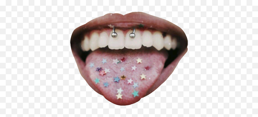 Smiley Piercing Sticker - Body Piercing Emoji,Pierced Tongue Emoji