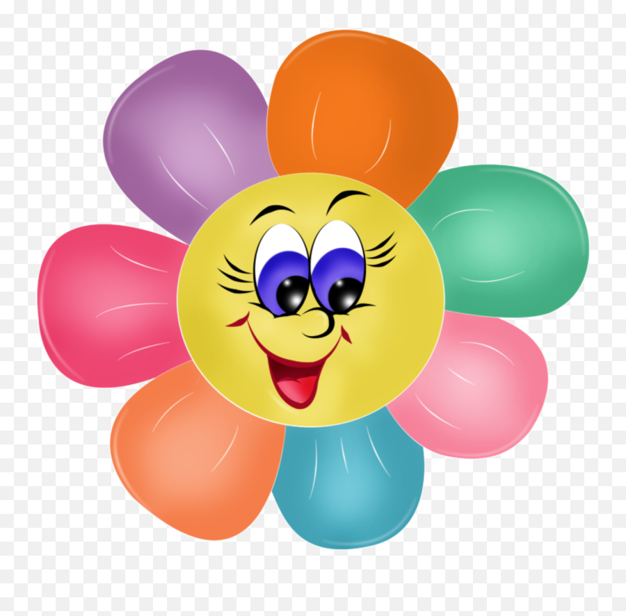 Clipart Teacher Emoji Clipart Teacher - Flower Smiley Face Clipart,Teacher Emoji