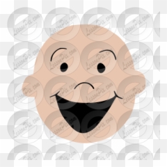Excited Stencil For Classroom Therapy Use - Great Excited Happy Emoji,Joyful Great Emoticon