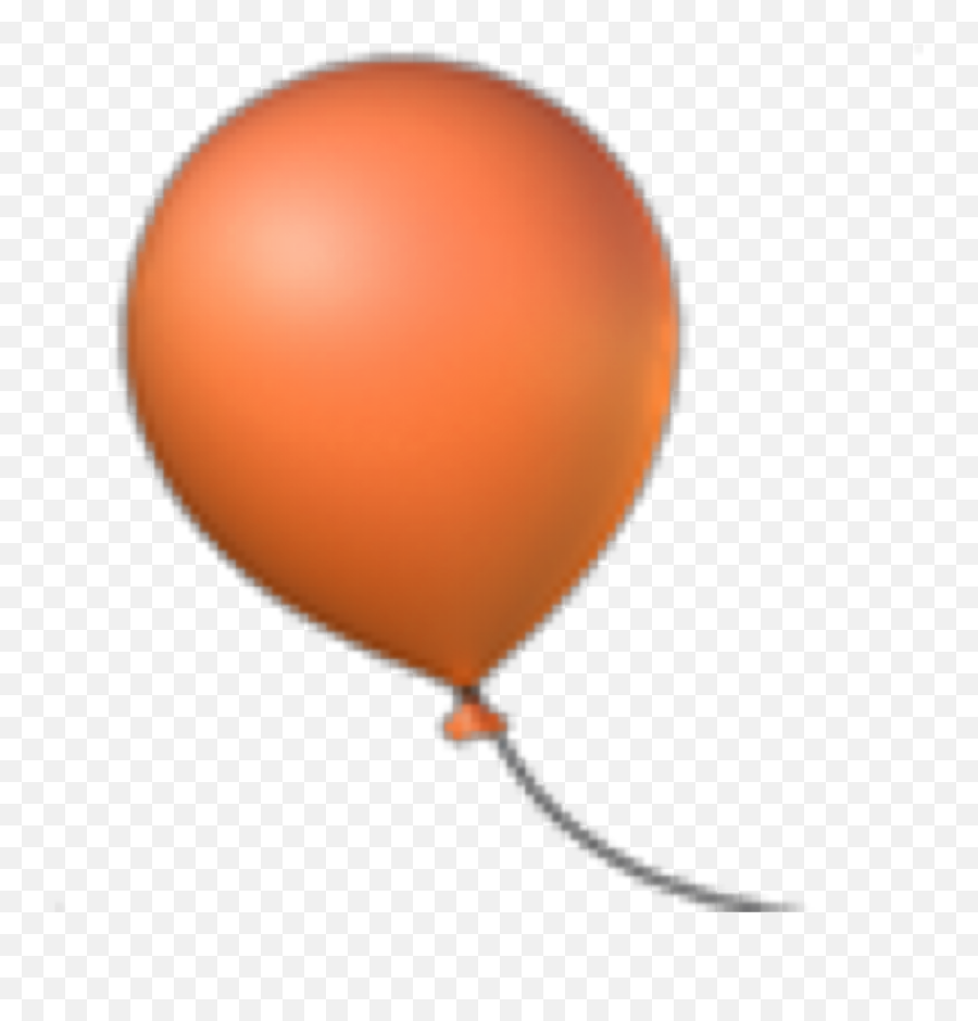 Ballon Globlo Naranja Orange Emoji Freetoedit - Balloon,Ballon Emoji