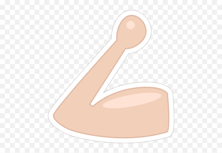 Hands Flexing Bicep Emoji Sticker - Language,Bicep Emoji
