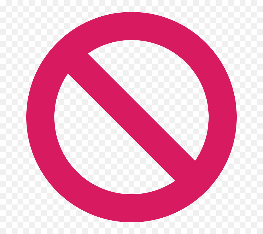 Fileeo Circle Pink Not - Allowedsvg Wikimedia Commons London Victoria Station Emoji,Censcored Emoticon