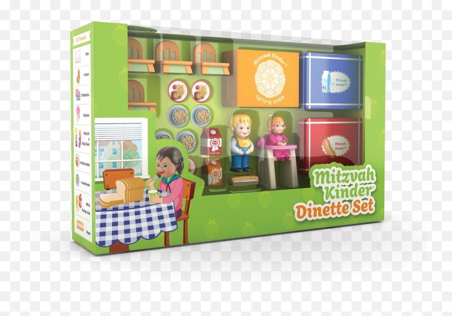 Mitzvah Kinder Dinette Set - Mitzvah Kinder Dinette Set Emoji,Bottle Emotions Comic