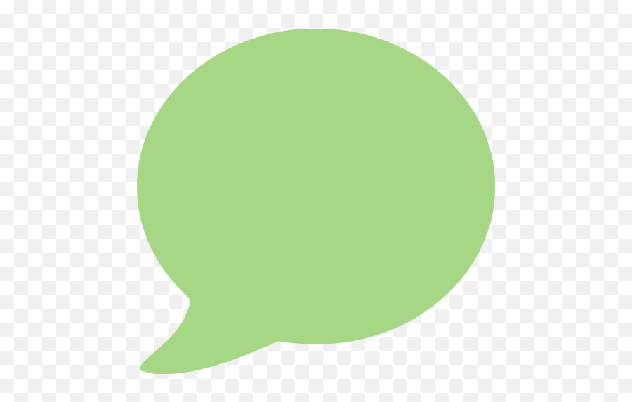 Guacamole Green Speech Bubble Icon - Transparent Background Green Speech Bubble Emoji,Double Speech Bubble Emoticon