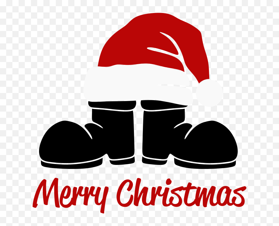 Merry Christmas Santa Hat And Shoes Clipart Free Svg File - Toque Emoji,Christmas Hat Emoji