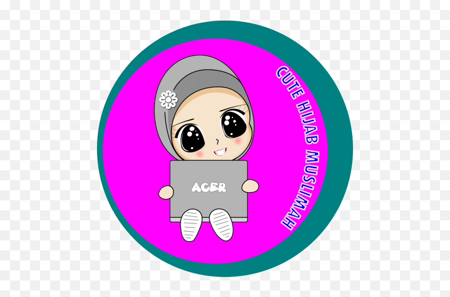 Cute Modish Hijab Muslimah Sticker For - Girly Emoji,Estetica Emojis
