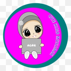 Cute Modish Hijab Muslimah Sticker For - Girly Emoji,Estetica Emojis