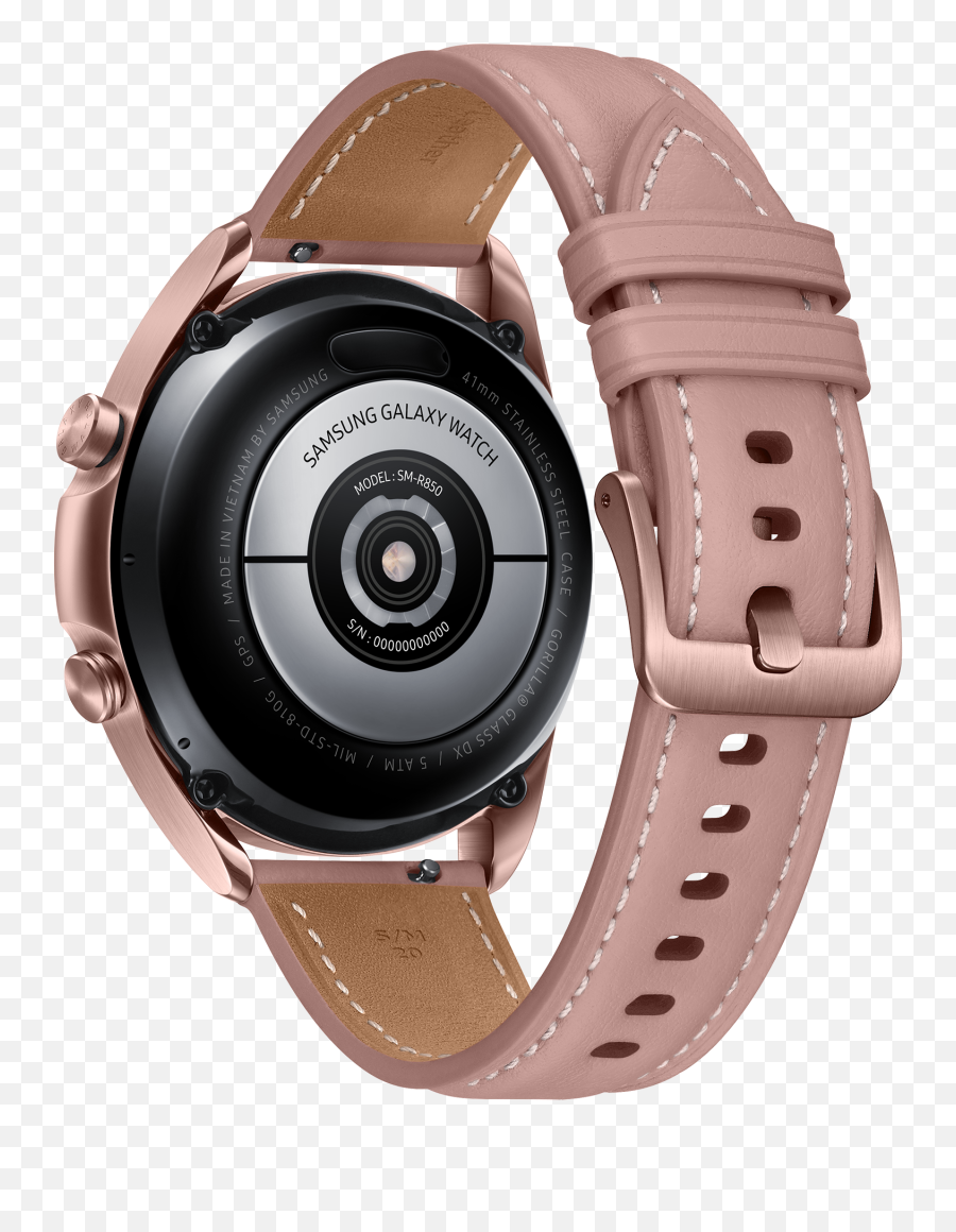 Samsung Galaxy Watch3 41 Mm Lte - Smartwatch Breite 20 Mm Leder Bronze Samsung Galaxy Watch 3 Emoji,Ar Emoji S10