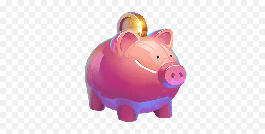 Game Ui - Domestic Pig Emoji,Emoji Coin Bank