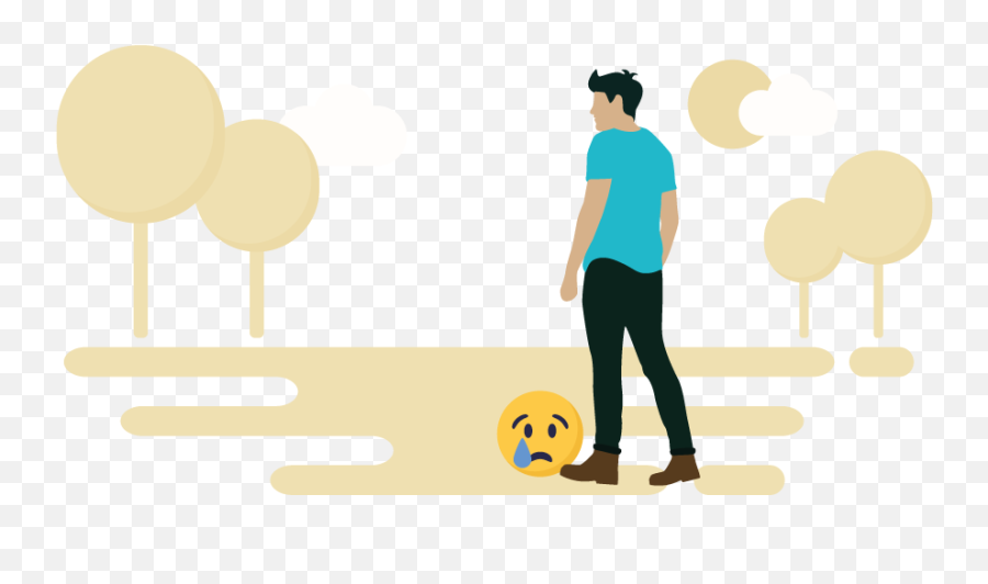 Moodwise - Leisure Emoji,Yellow Emotion Lonelinss