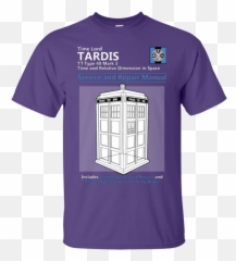 Tardis Service And Repair Manual T - Shirt U2013 Pop Up Tee Emoji,Small Tardis Emoticon