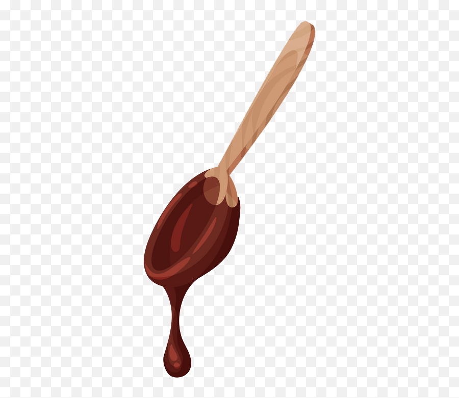 Chocolate Dripping From A Spoon Clipart Transparent Emoji,Emoticons Of A Spoon