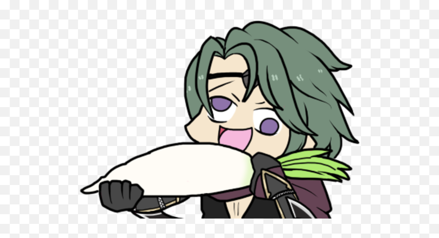 Suzukaze Prepares To Please Himself With A Giant Daikon Emoji,Daikon Emoji