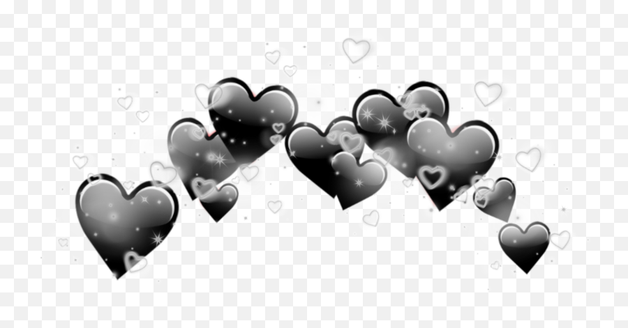 Black White Emoji Hearts 329996021049211 By Satanicbarbie,Black And White Emoji