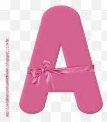 Laço Rosa Alfabeto Pink Ribbon Alphabet Alphabets By - Bow Emoji,Pink Breast Cancer Ribbon Emoji