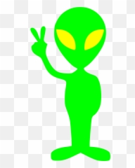 Grn Alien Peace Scallywag Peacesymbol - Cartoon Aliens Emoji,Peace Symbol Emoji