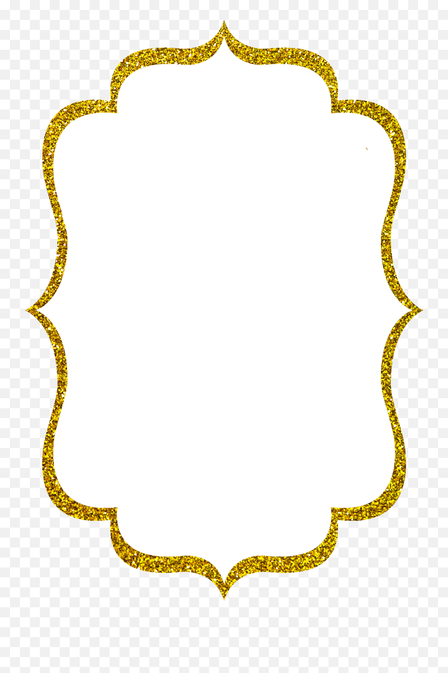 Sparkle Border Png - Gold Glitter Frame Png Emoji,Emoji Party Frame