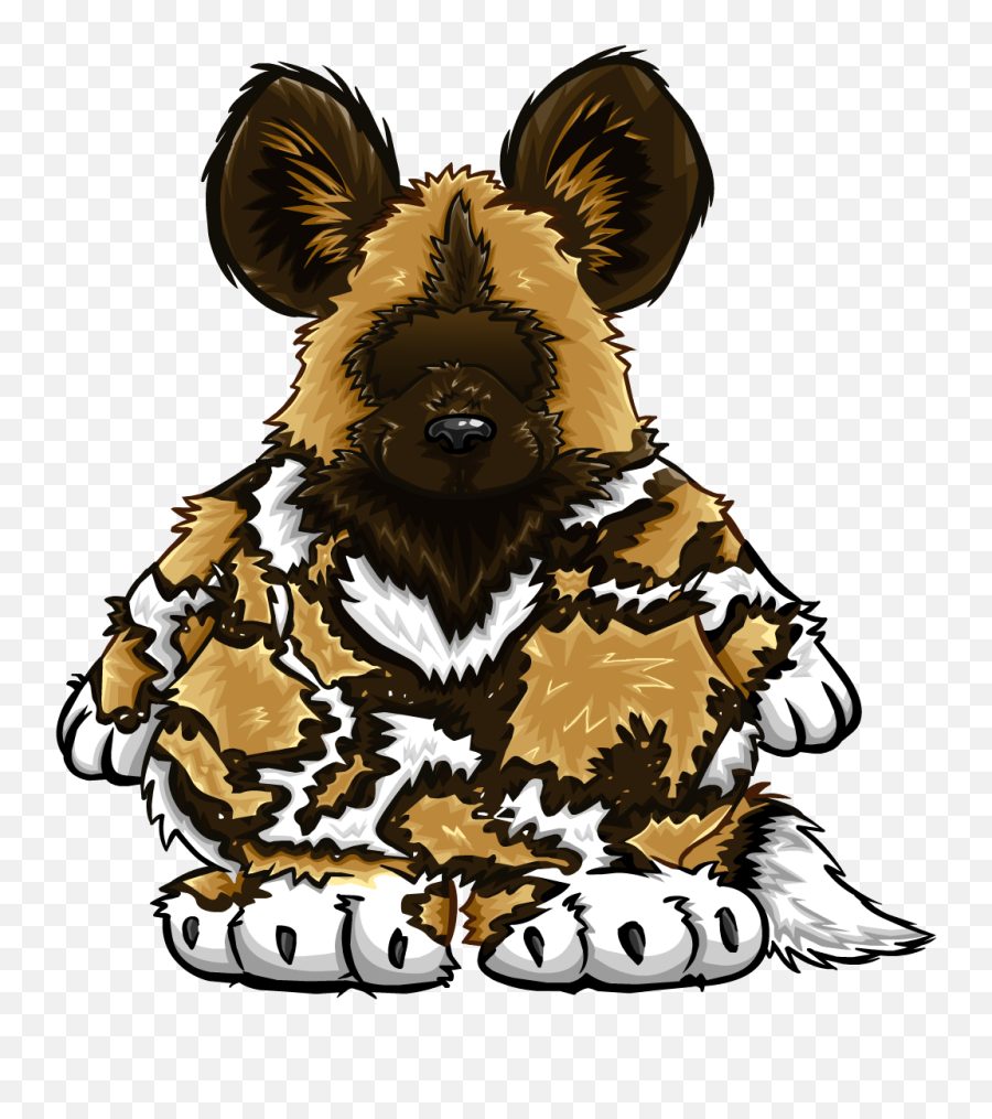 African Painted Dog Costume Club Penguin Wiki Fandom - Club Penguin Hyena Costume Emoji,Alien Emoji Costume