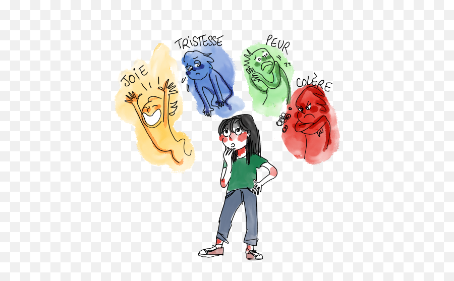 Tableau Des Émotions - Vis Ma Classe Fictional Character Emoji,La Couleur Des Emotions