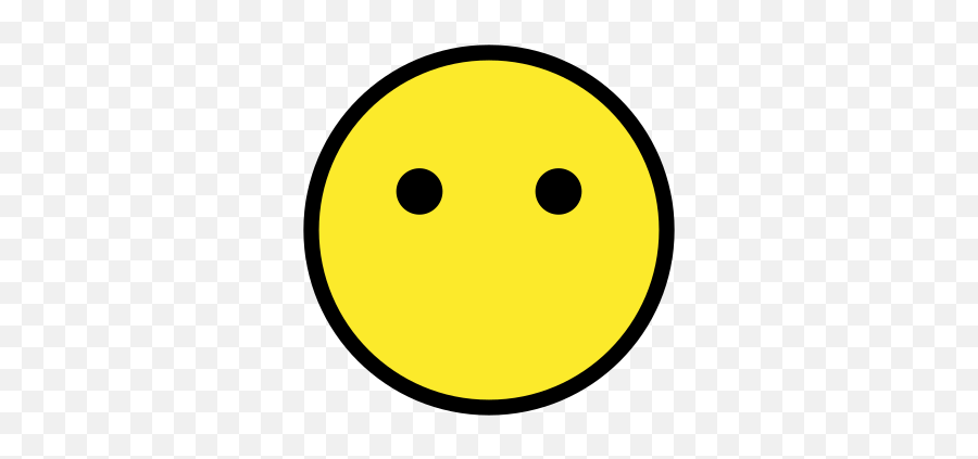 Face Without Mouth Emoji - Gambar Emoji Tanpa Mulut,Emoticon No Mouth